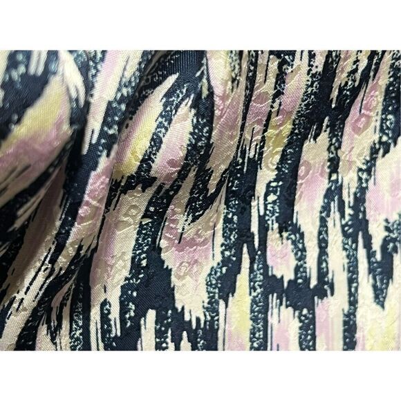 Scotch & Soda Silky Abstract Off the Shoulder Mini Dress Size Small - Picture 4 of 5